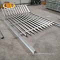 Durable pvc coated security steel palisade fence panels